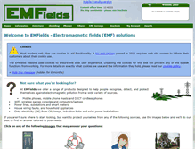 Tablet Screenshot of emfields-solutions.com